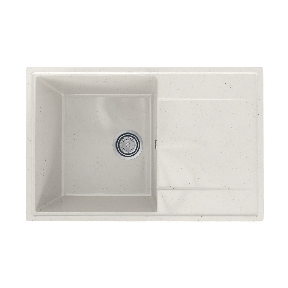 Мойка кухонная Practik PR-M 735-001 73,5 см, белый камень