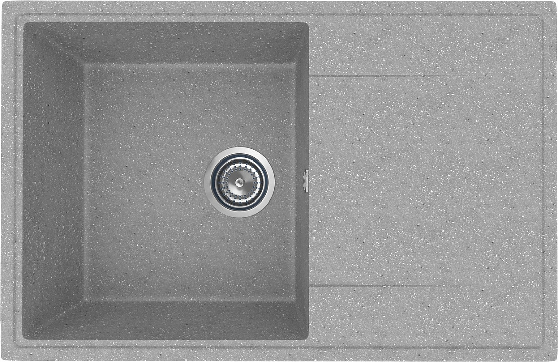Мойка кухонная Practik PR-M 735-003 73,5 см, светло-серая