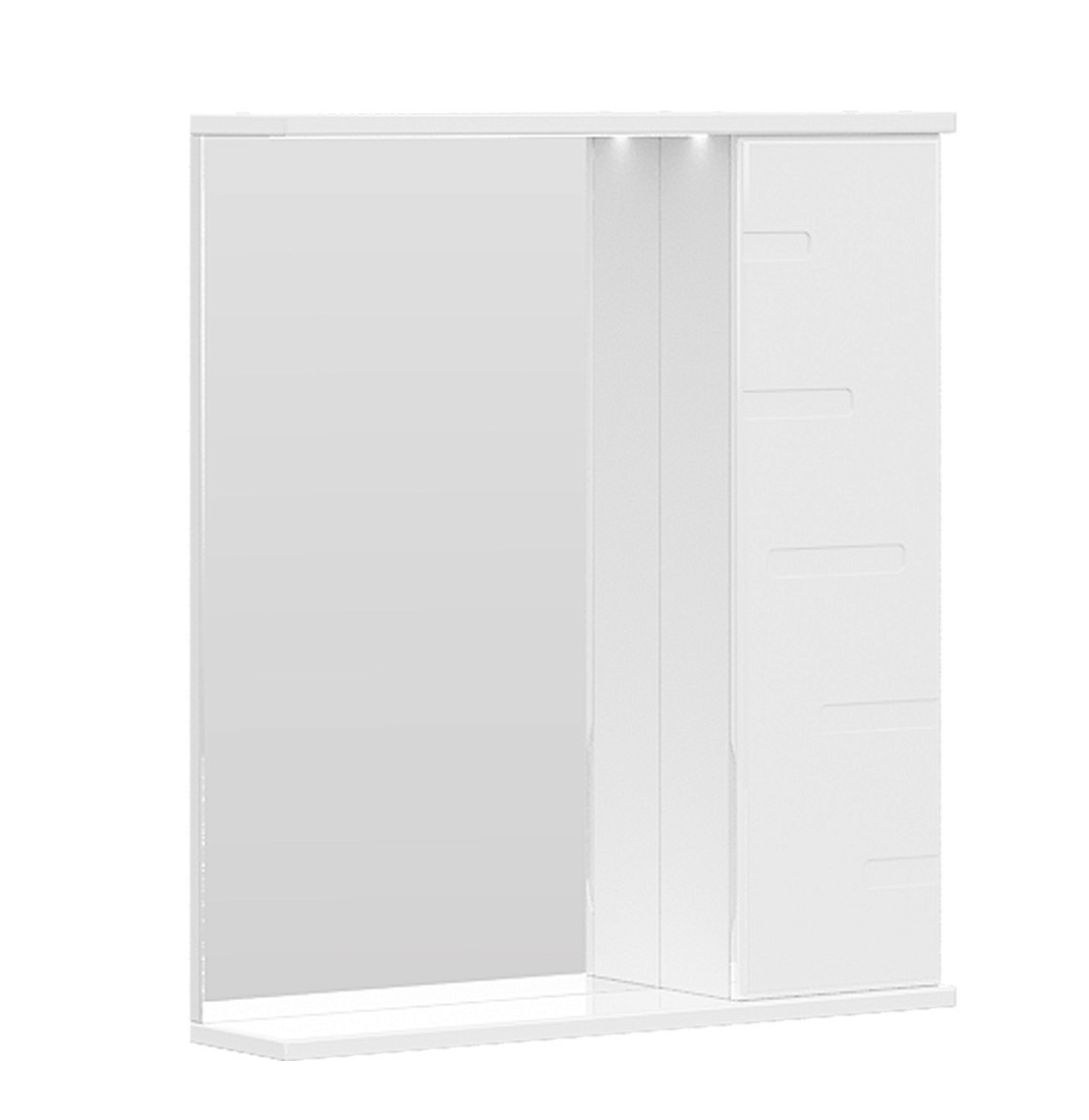 Зеркало-шкаф Volna Joli 50 R с подсветкой, белый