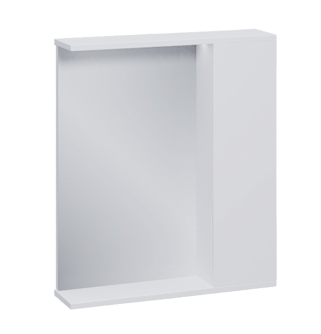 Зеркало-шкаф Volna Lake 60 R с подсветкой, белый