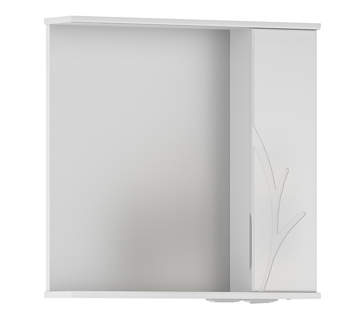 Зеркало-шкаф Volna Adel 70 R с подсветкой, белый