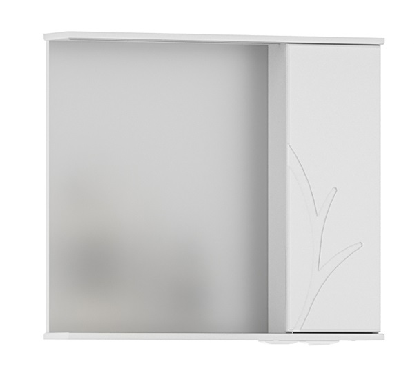 Зеркало-шкаф Volna Adel 80 R с подсветкой, белый