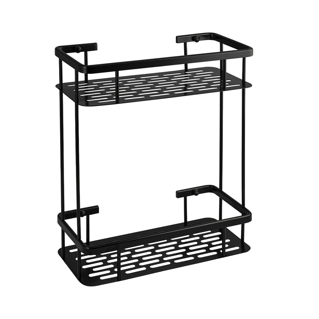 Полка Titan 76067 двойная, черная