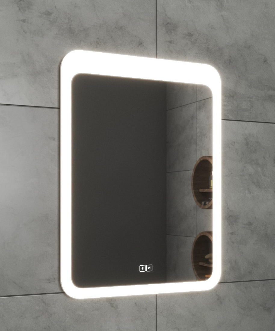 Зеркало Veneciana Adda 60х80 с подсветкой, с подогревом