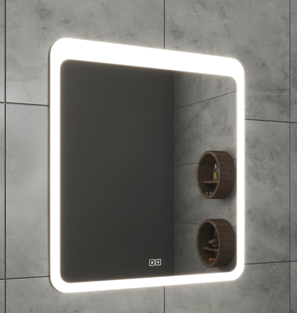 Зеркало Veneciana Adda 90х80 с подсветкой, с подогревом