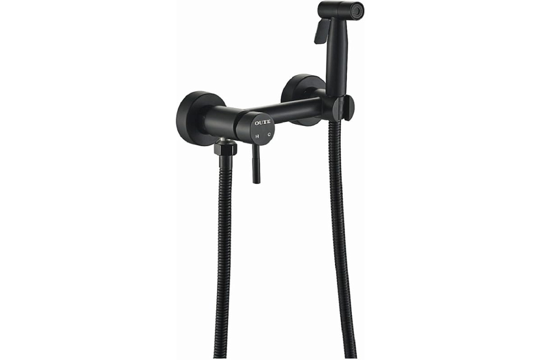 Гигиенический душ Oute TH505SH со смесителем, черный