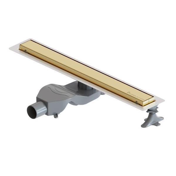 Душевой лоток Boheme Premium Linear 60 см, золото