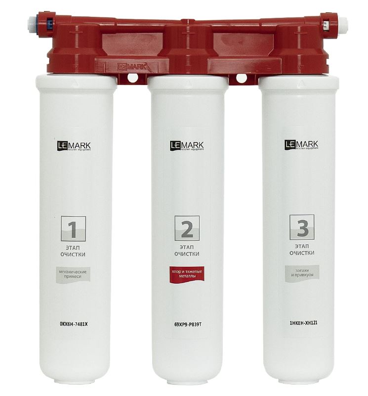Фильтр Lemark basic для очистки воды от хлора и тяжелых металлов