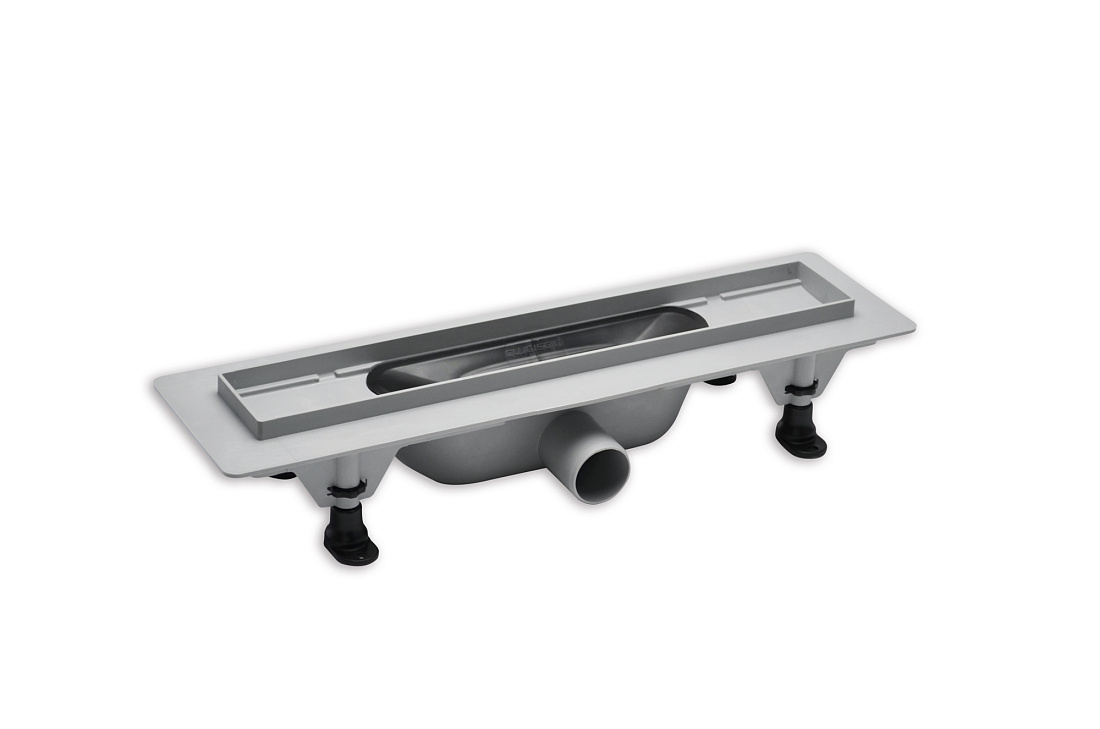 Душевой лоток Plastbrno Design 1 SZE1390, решетка из нержавеющей стали