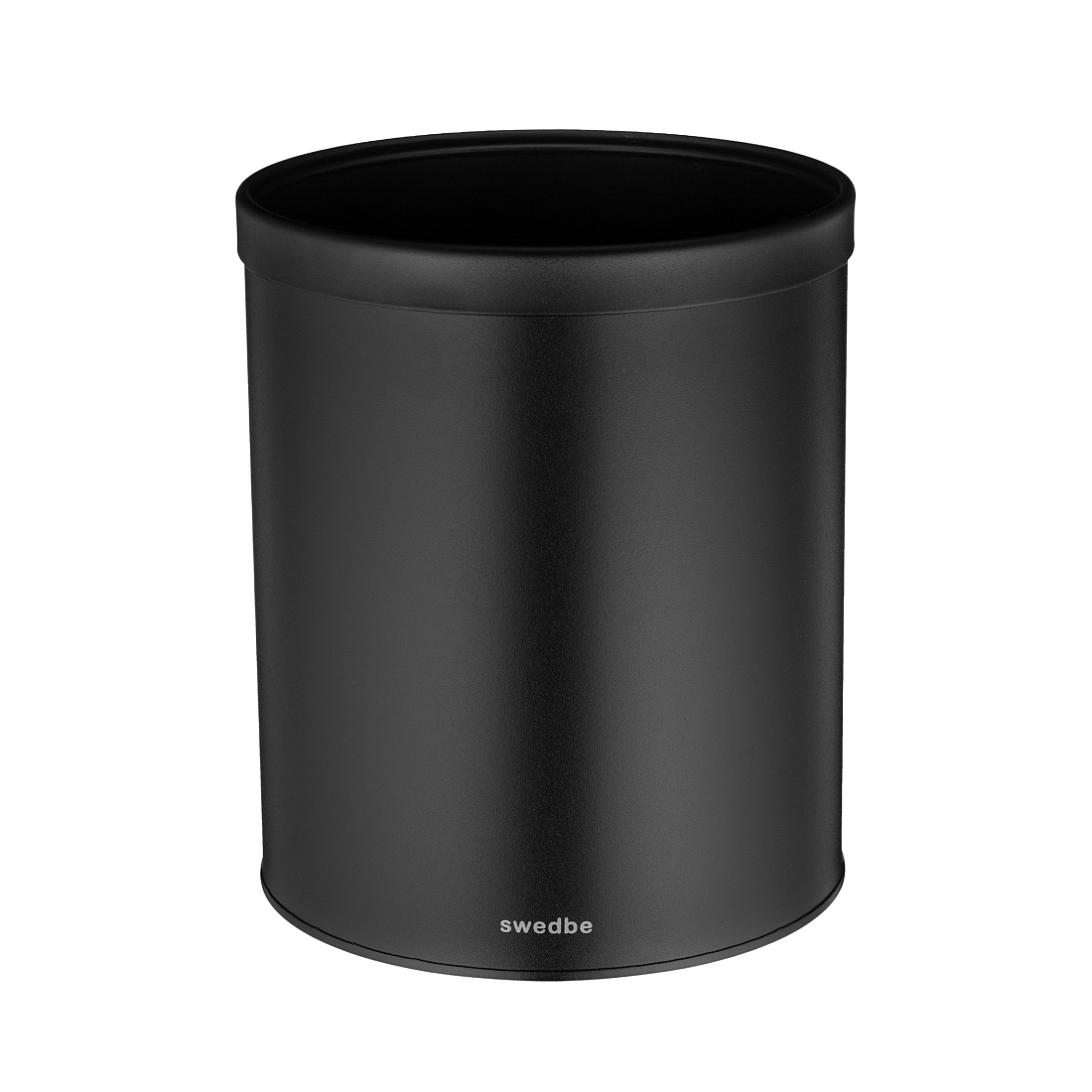 Мусорное ведро Swedbe Attribut 9816B с кольцом черное