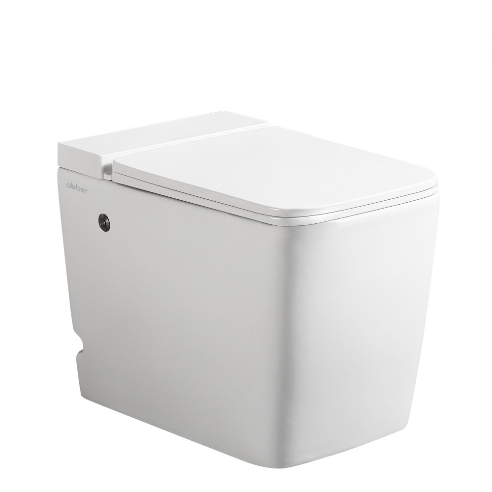 Унитаз приставной Abber Rechteck AC1212P с микролифтом и импульсным смывом