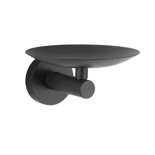 Мыльница Boheme Uno 10973-B настенная, черная матовая