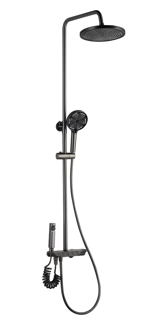 Душевая стойка Профсан Серия-800 PSM-800-88GA графит