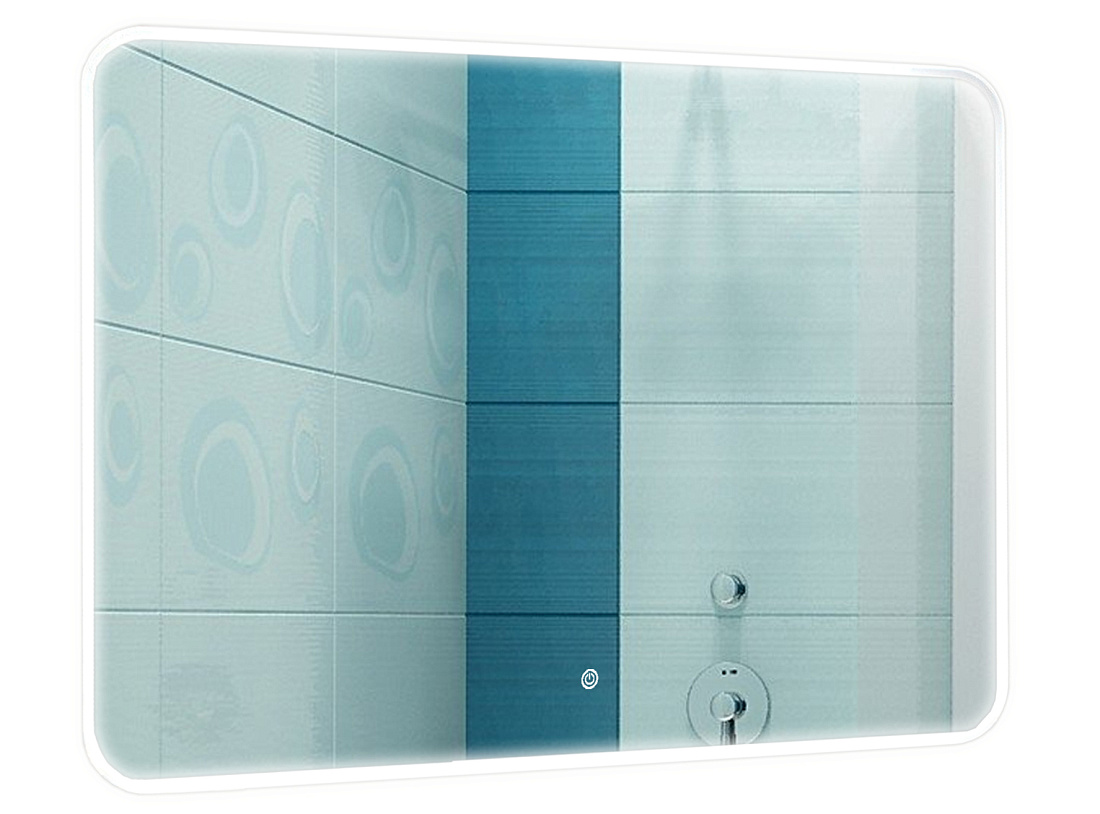 Зеркало Azario Alone Raggio CS00078965 80х60 c подсветкой и диммером, сенсорный выключатель