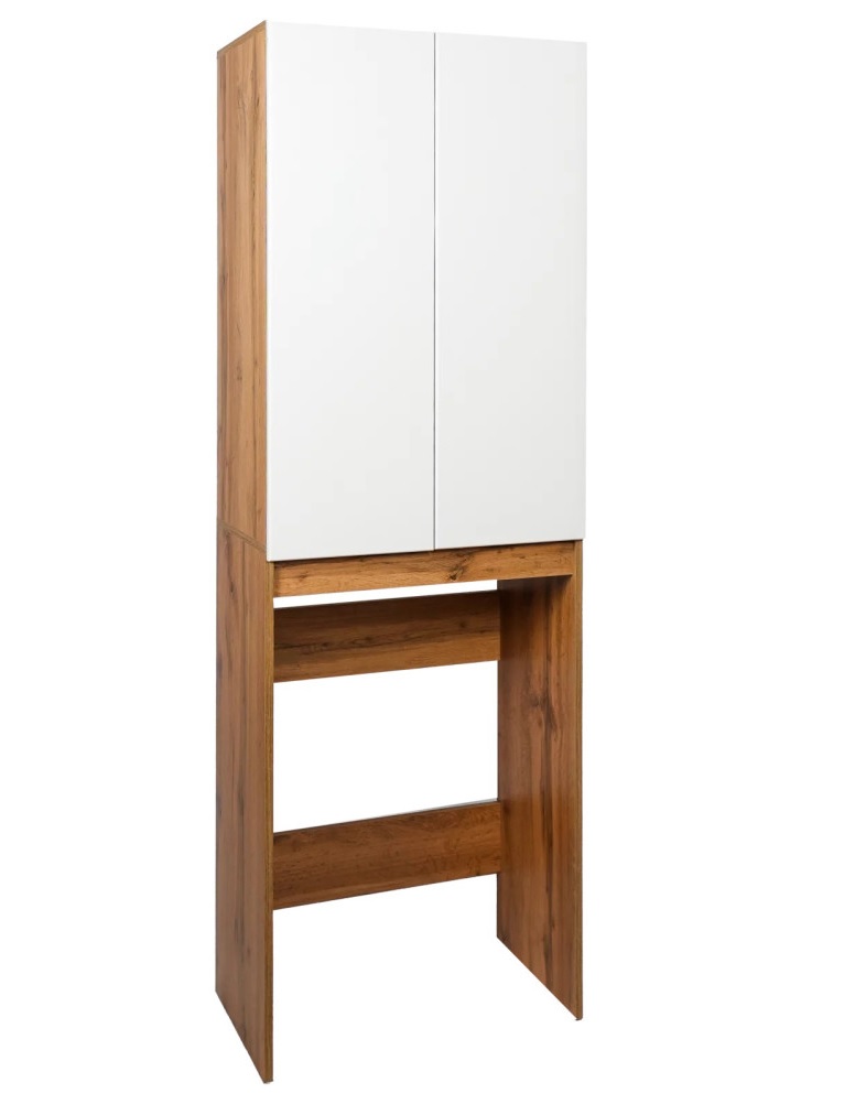 Шкаф Viant Бостон 65 над стиральной машиной, дуб вотан/белый