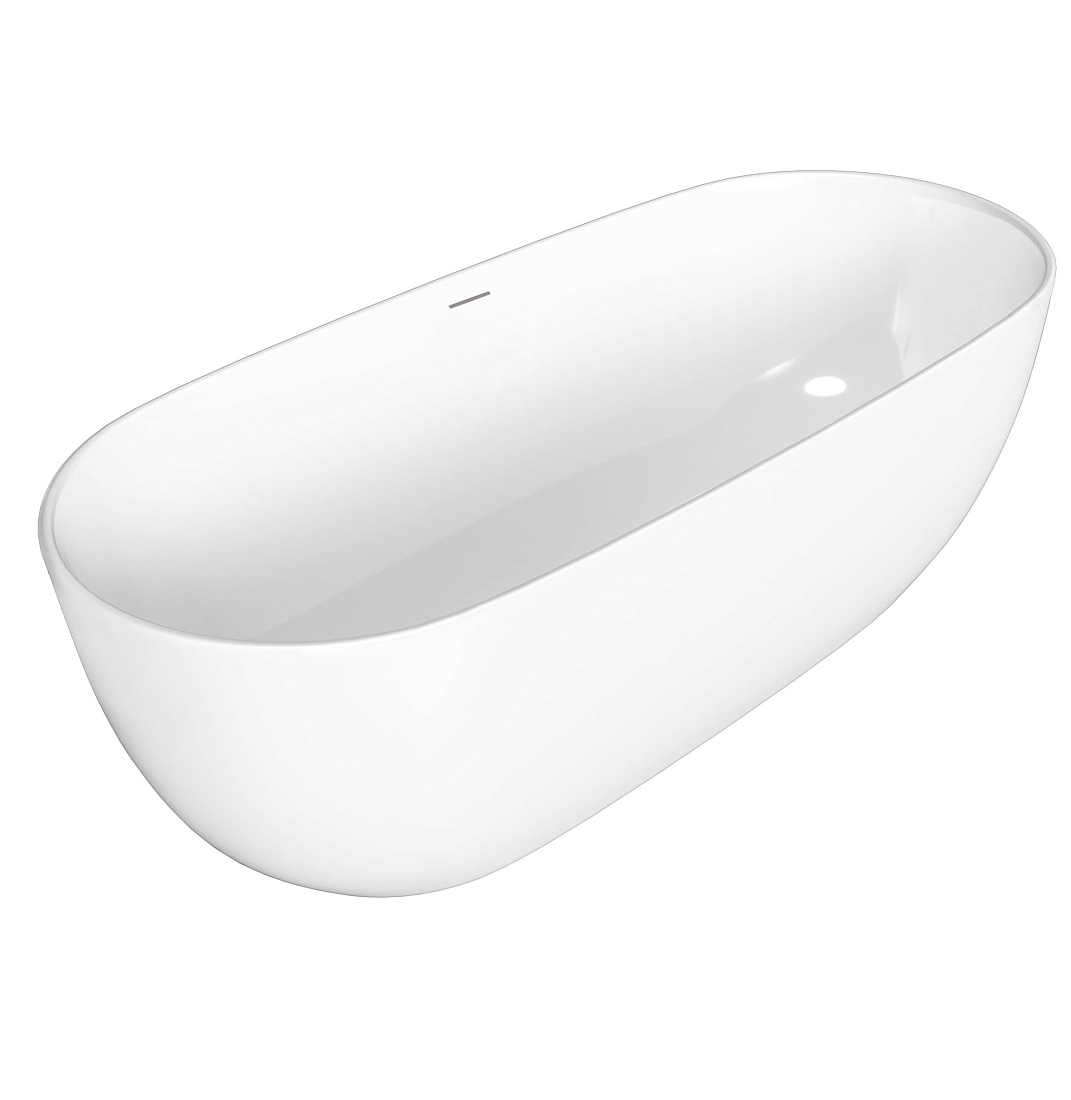 Акриловая ванна Grossman Classic 160х80 белая матовая