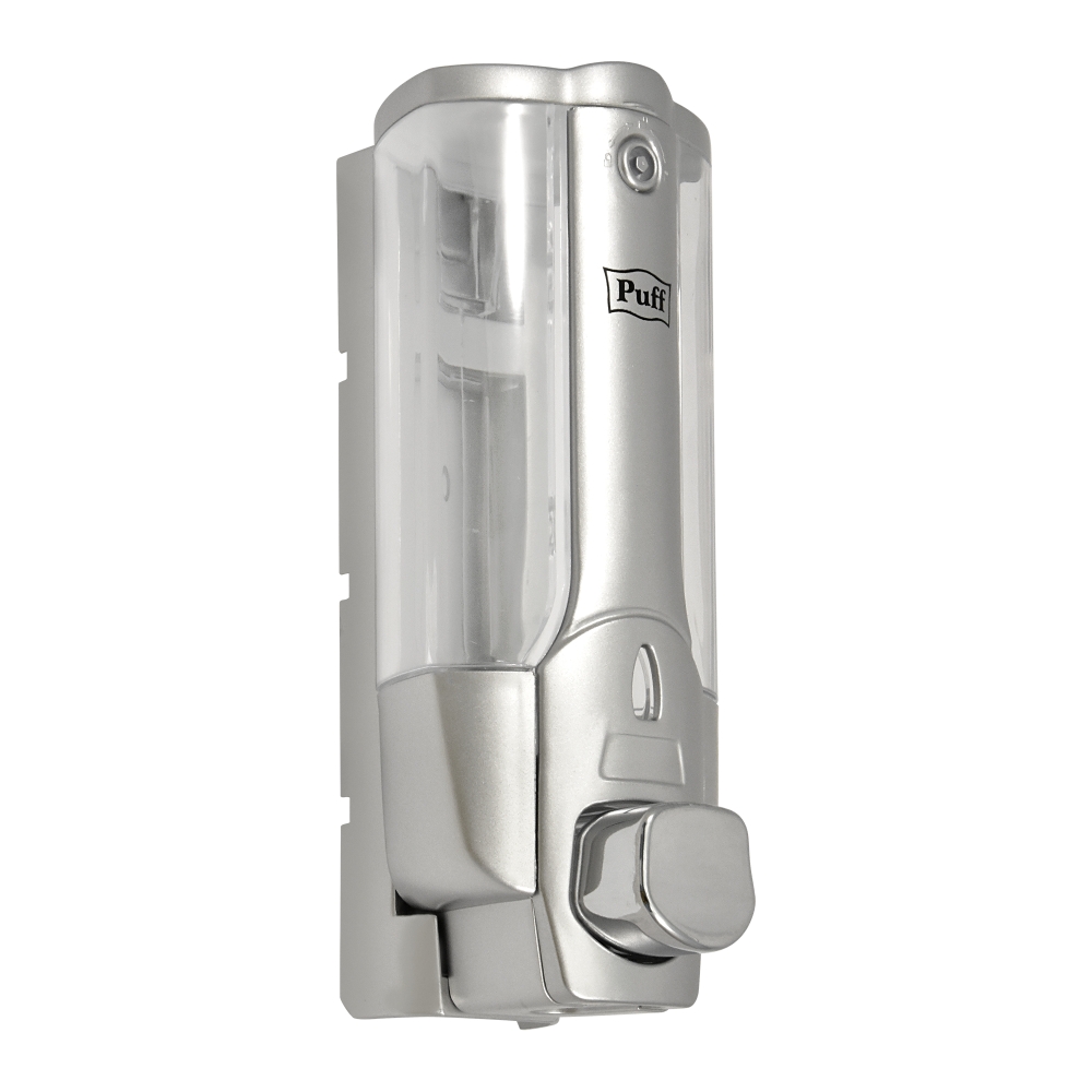 Дозатор для мыла Puff-8101S, 380мл, хром. ABS-пластик