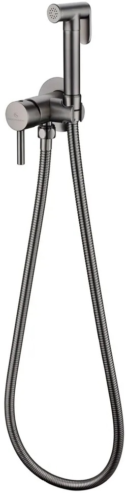 Гигиенический душ Grocenberg GB001BG со смесителем, графит