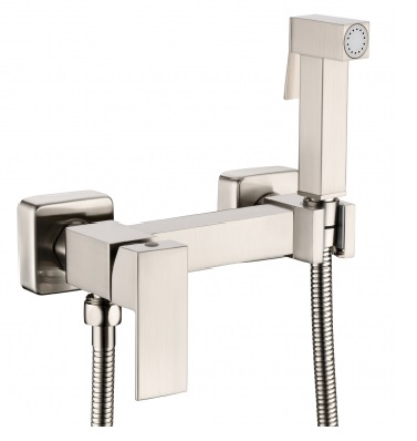 Гигиенический душ Grocenberg GB101N-NK со смесителем, никель