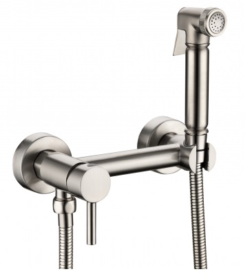 Гигиенический душ Grocenberg GB103N-NK со смесителем, никель