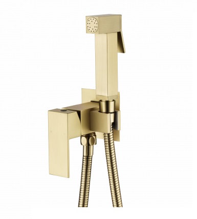 Гигиенический душ Grocenberg GB002MG со смесителем, золото матовое