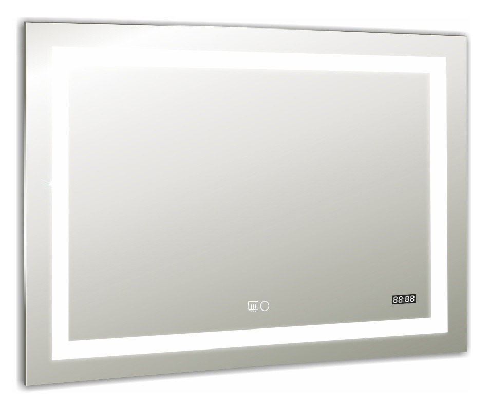 Зеркало Doratiz Адель 80 с подсветкой, подогрев, часы, сенсорный выключатель с функцией плавного диммирования