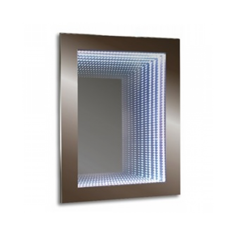 Зеркало Doratiz Лея 60 с подсветкой, выключатель-датчик на движение, эффект бесконечности тоннеля