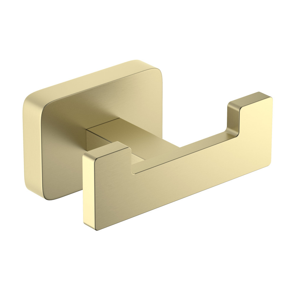 Крючок Schein Klimt 9212BG двойной, золото матовое