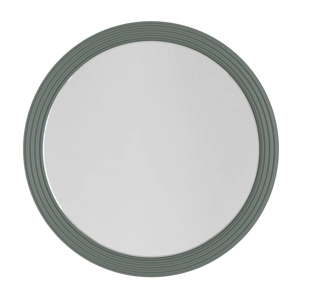 Зеркало La Fenice Terra D65 с подсветкой, серо-зеленый матовый