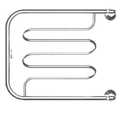 Водяной полотенцесушитель Двин Dw 4627085926184 полированный, 50х50 см