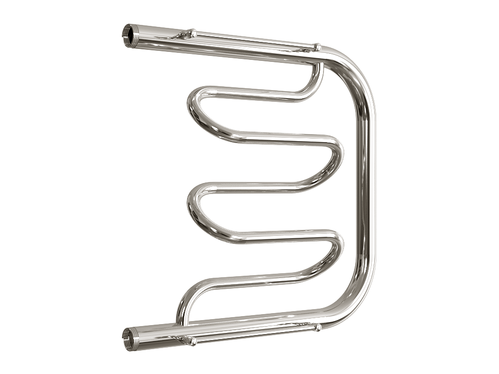 Водяной полотенцесушитель Двин Dw 4627086011735 полированный, 60х60 см, c полкой