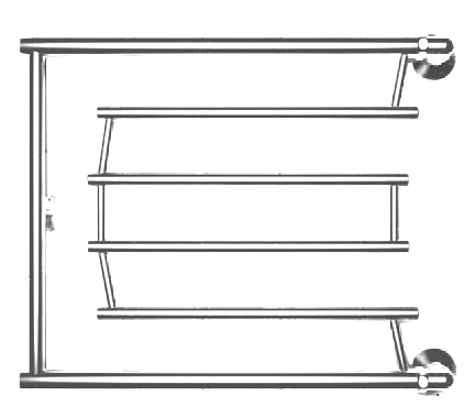 Водяной полотенцесушитель Двин D Pobeda 4627106963679 полированный, 60х50 см