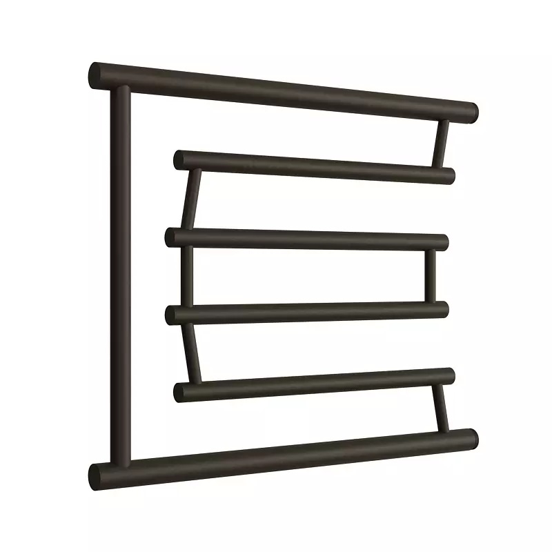 Водяной полотенцесушитель Двин D Pobeda 4627148219048 черный матовый, 60х50 см