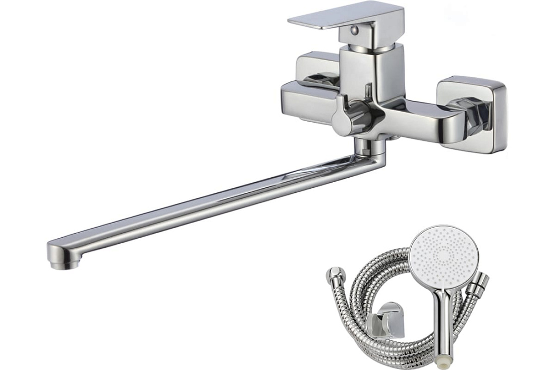 Смеситель для ванны с длинным изливом WesnaArt NARCIS NAR06-320-25221