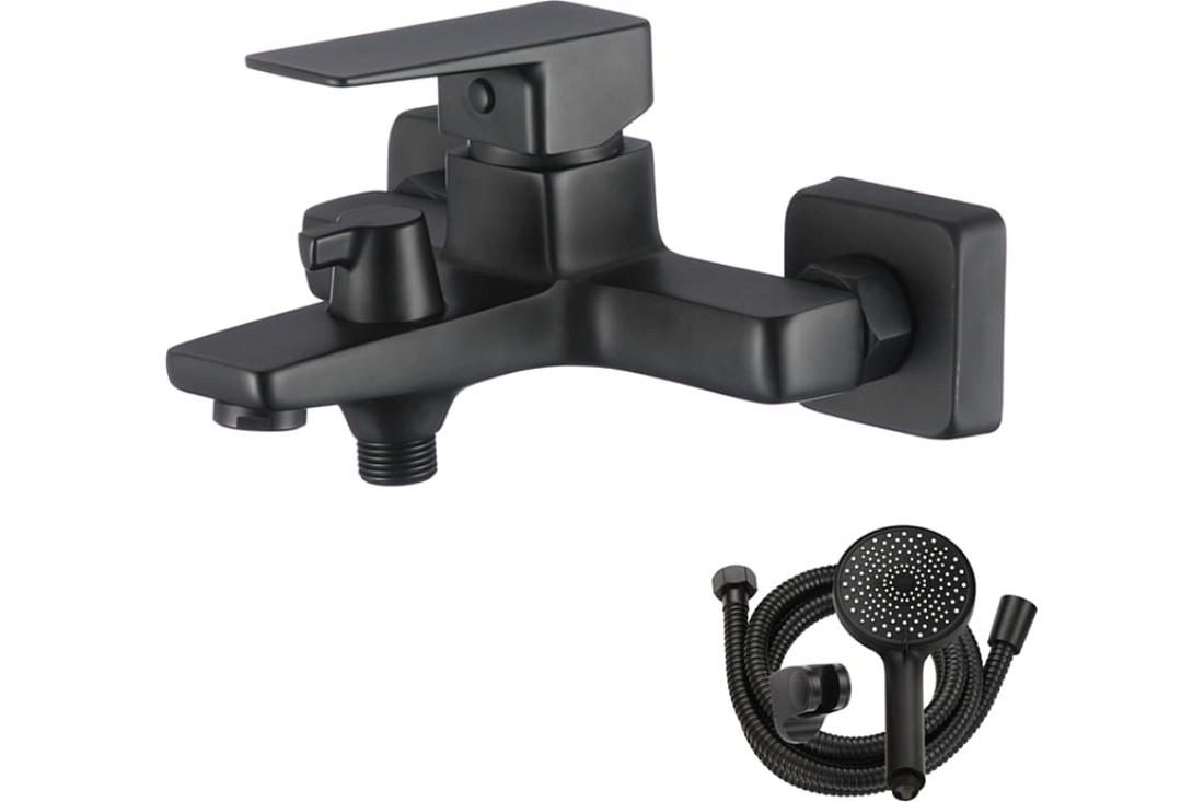 Смеситель для ванны WesnaArt NARCIS NAR06-310BL-25201 черный
