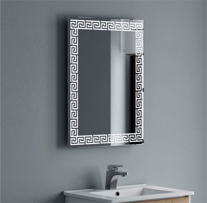 Зеркало Corozo Меандр 60х80 с подсветкой