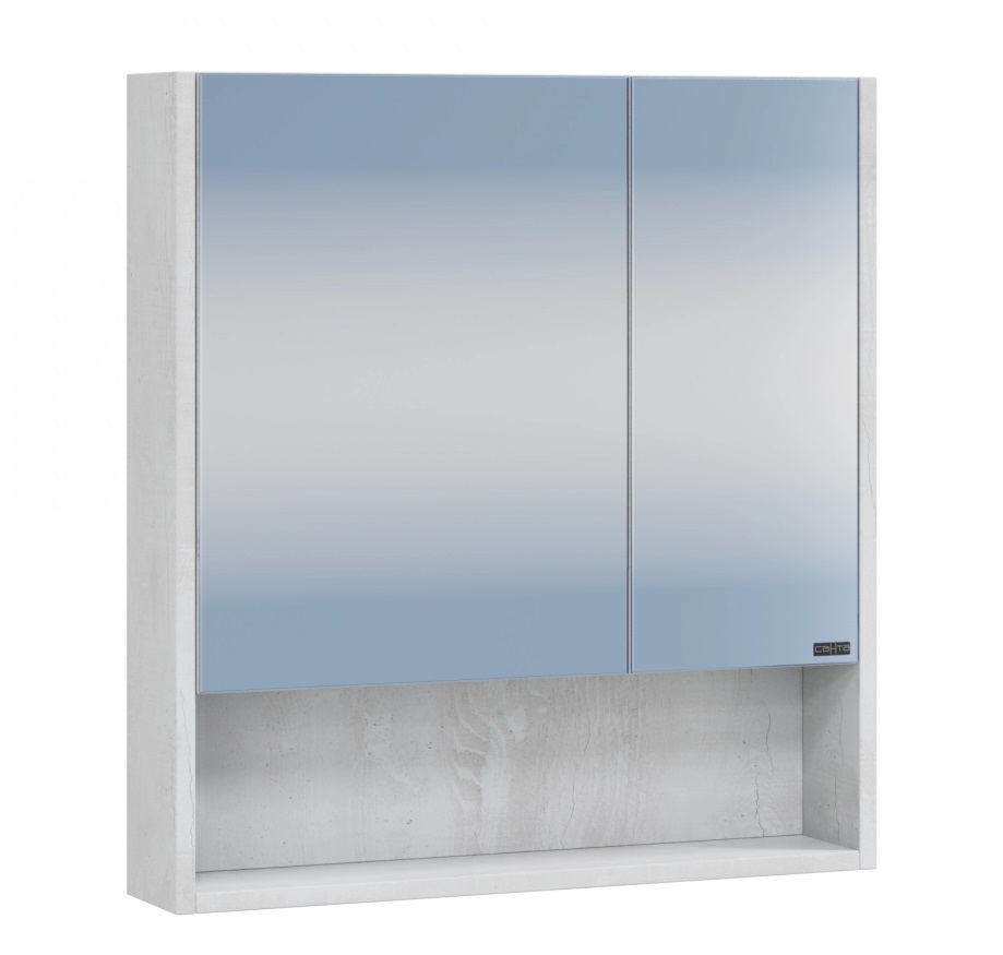 Зеркало-шкаф СанТа Мира 60 светлое дерево