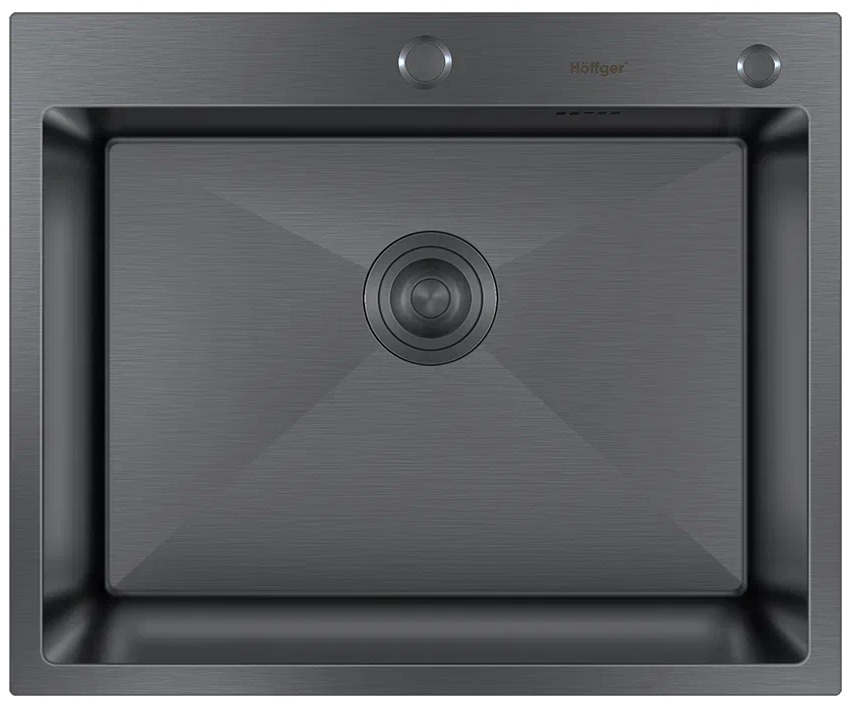 Мойка кухонная Hoffger 6050 Black черная