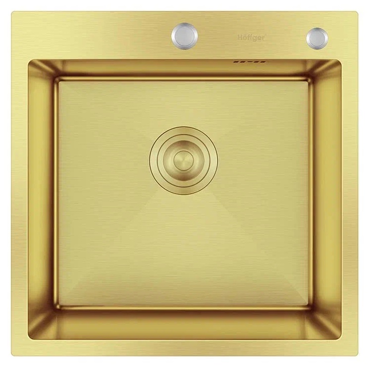 Мойка кухонная Hoffger 5050 Gold золото