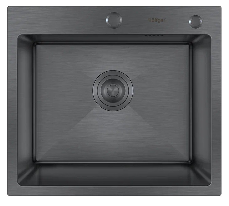 Мойка кухонная Hoffger 5045 Black черная