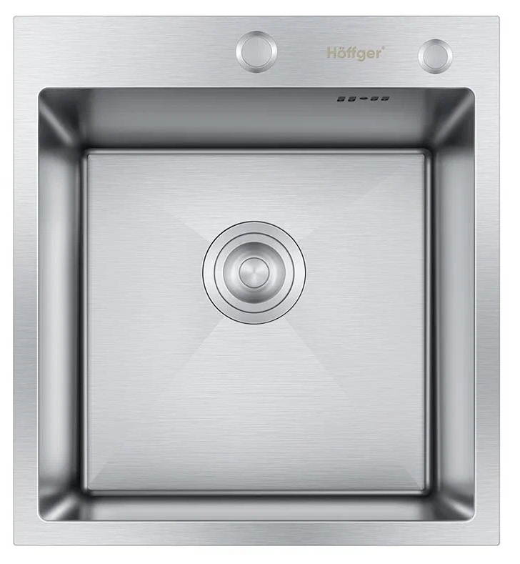 Мойка кухонная Hoffger 4550 Satin сатин