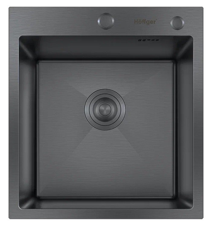 Мойка кухонная Hoffger 4550 Black черная