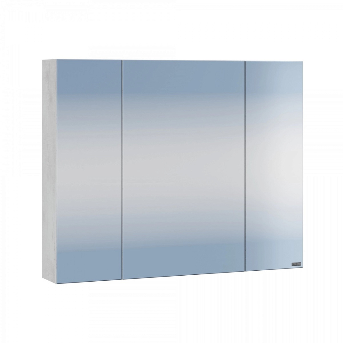 Зеркало-шкаф СанТа Марс 80 светлое дерево