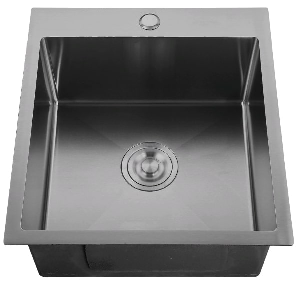 Мойка для кухни GranFest Metal 4844 PVD графит