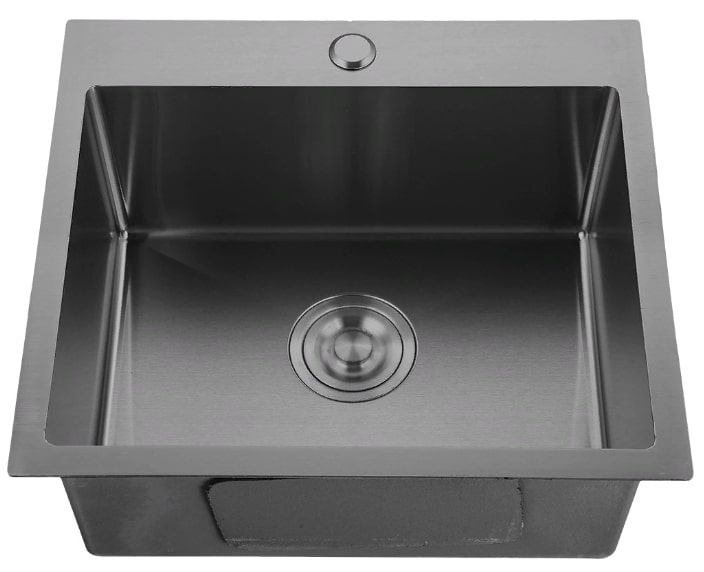 Мойка для кухни GranFest Metal 5045 PVD графит