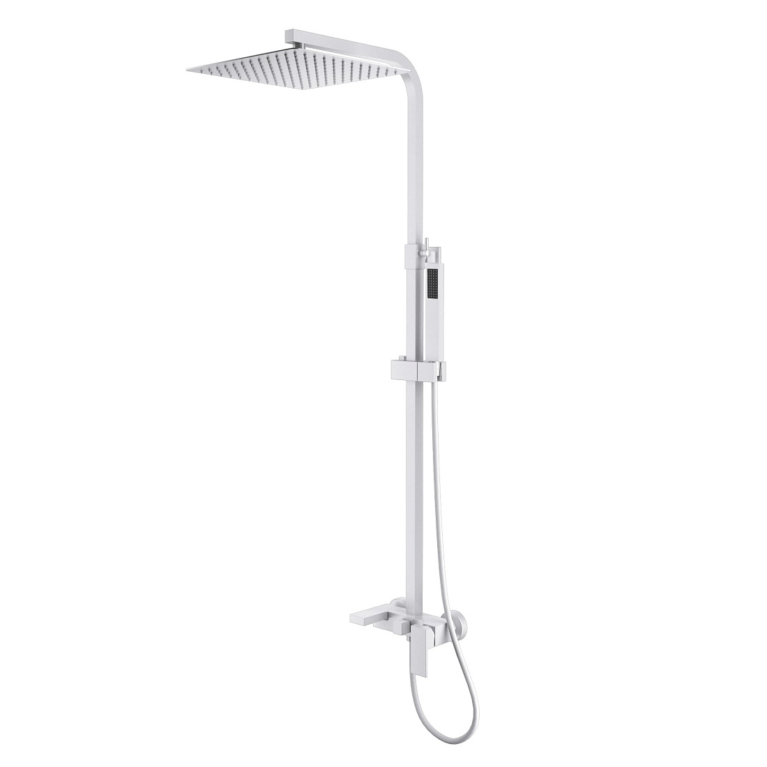 Душевая система D&K Bayern.Liszt DA1513708A04 матовый белый