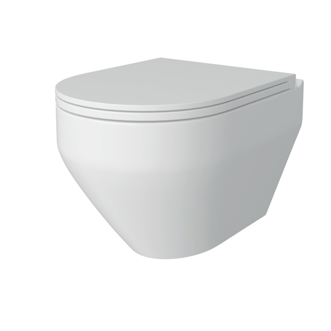 Унитаз подвесной Teymi Demi T40208 безободковый, сиденье микролифт