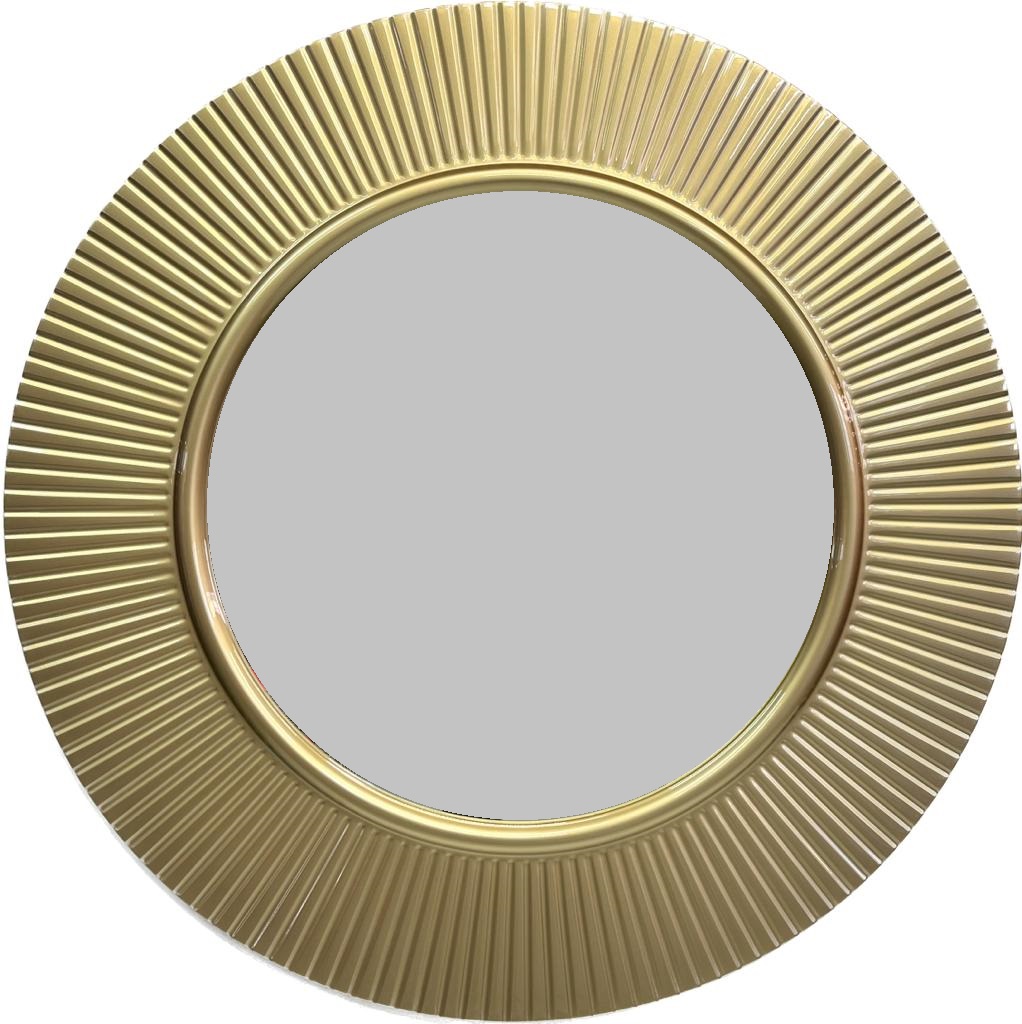 Зеркало Atoll Солнце 80 золото