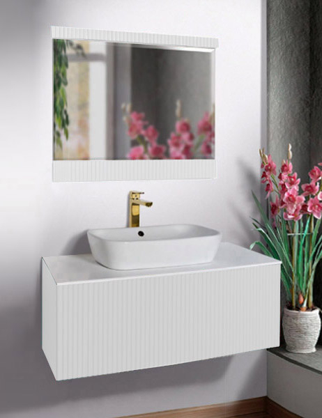 Мебель для ванной Atoll Аванти 80 подвесная, белый глянец