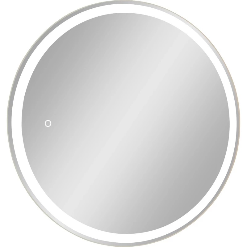 Зеркало-шкаф Mixline Оливия 60 круглый с подсветкой и сенсором, белый
